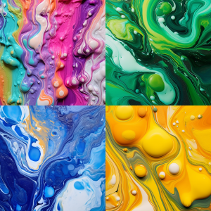 Abstract Fluid Painting - Midjourney Prompt